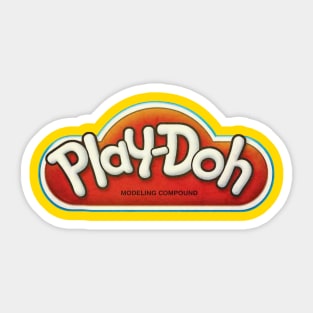 Vintage Play-Doh Sticker